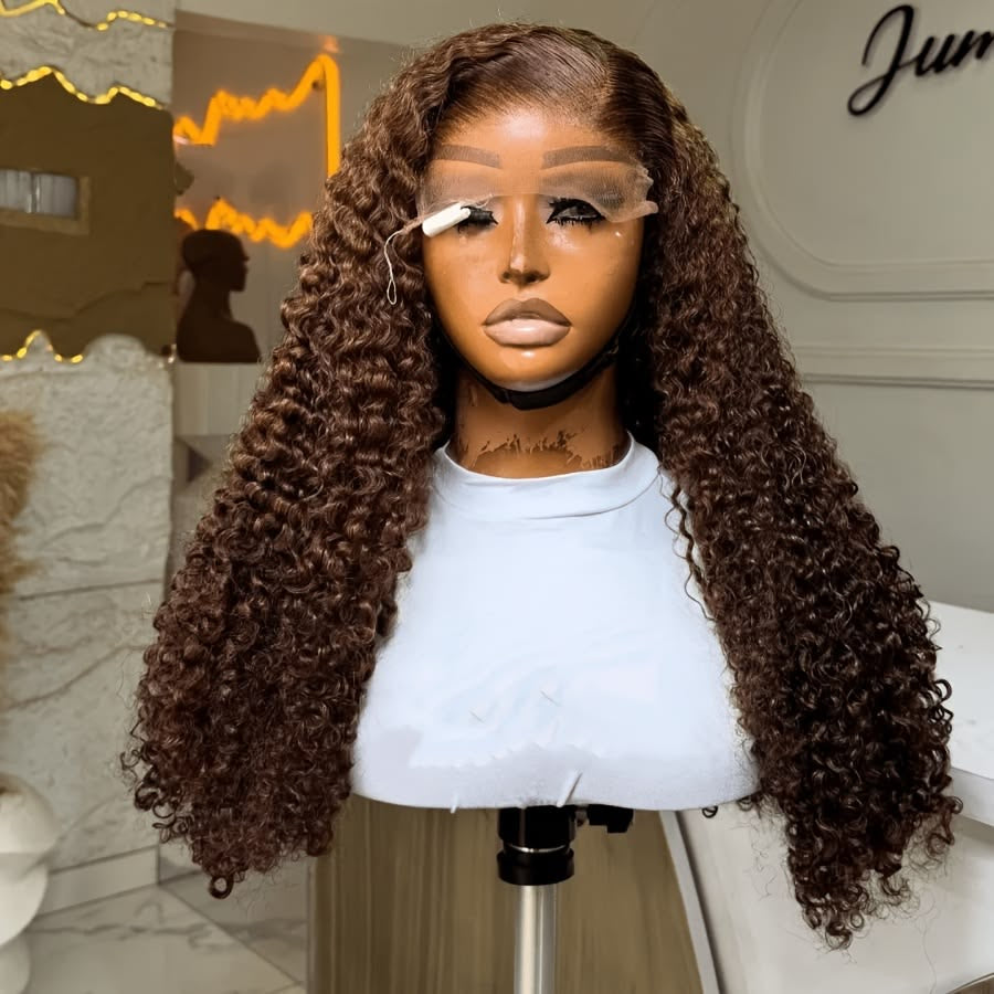 Chocolate Brown Human Hair Wig - By Hive